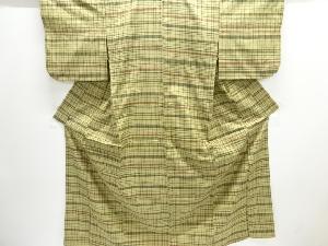 草木染　郡上紬単衣着物